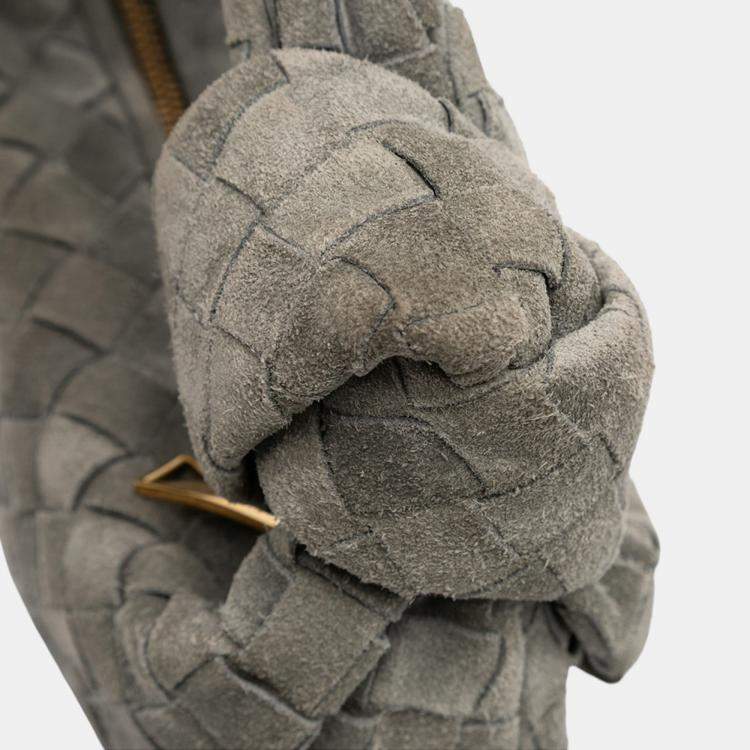 مملوكة مسبقًا Bottega Veneta Mini Suede Intrecciato Jodie