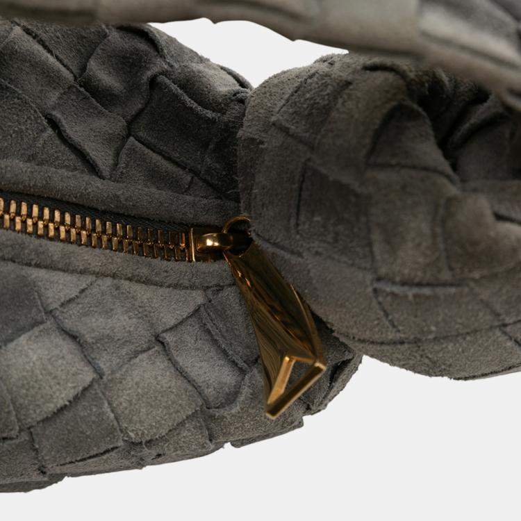 مملوكة مسبقًا Bottega Veneta Mini Suede Intrecciato Jodie