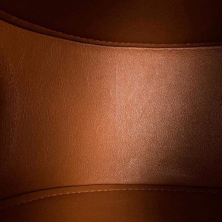 Pre Owned Bottega Veneta Palmellato Belt Bag Black Leather