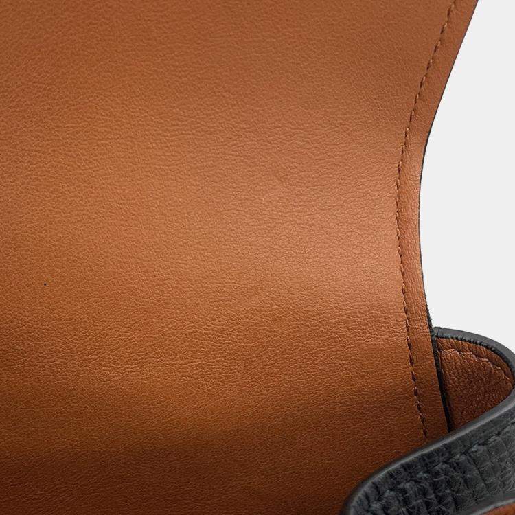 Pre Owned Bottega Veneta Palmellato Belt Bag Black Leather