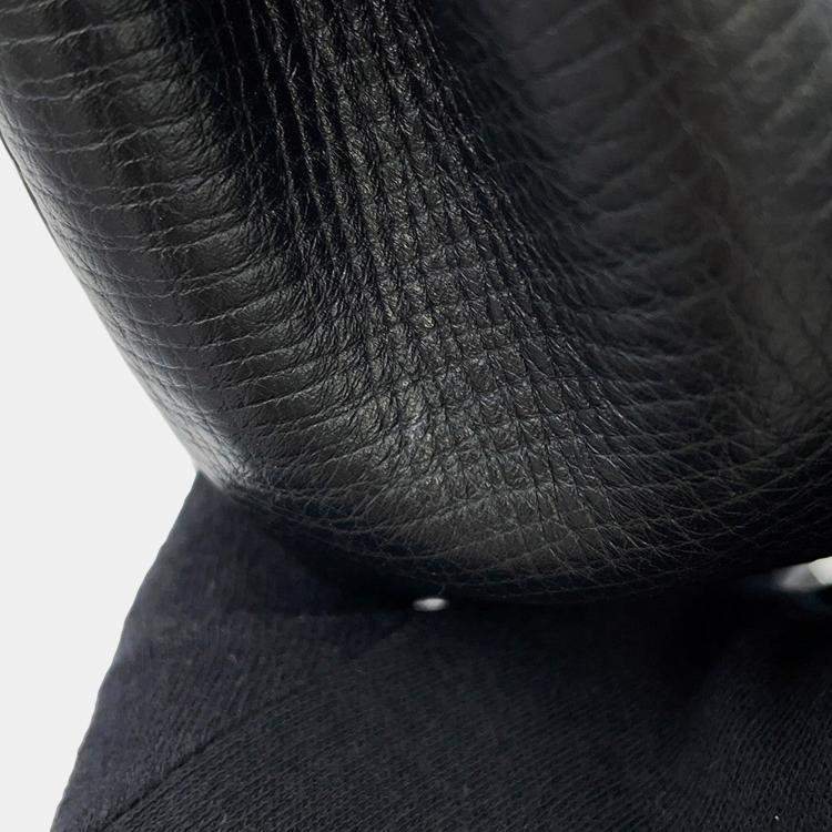 Pre Owned Bottega Veneta Palmellato Belt Bag Black Leather