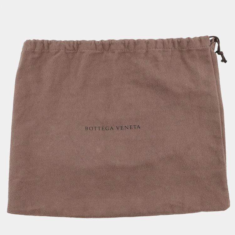 Pre Owned Bottega Veneta Palmellato Belt Bag Black Leather