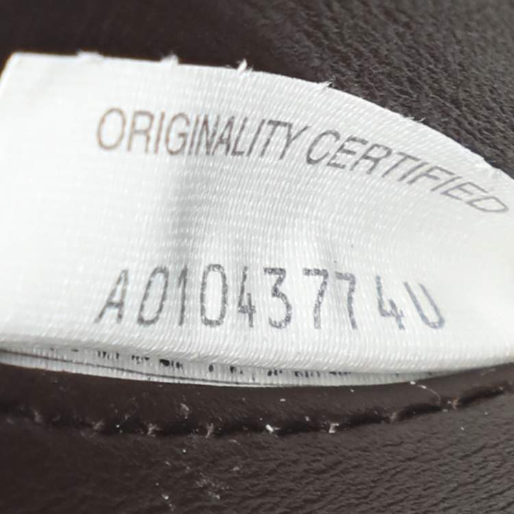 Pre Owned Bottega Veneta Bang Bang Brown Intrecciato Leather Vanity Case