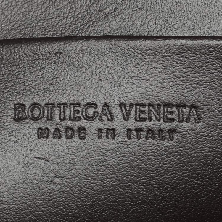 Pre Owned Bottega Veneta Bang Bang Brown Intrecciato Leather Vanity Case