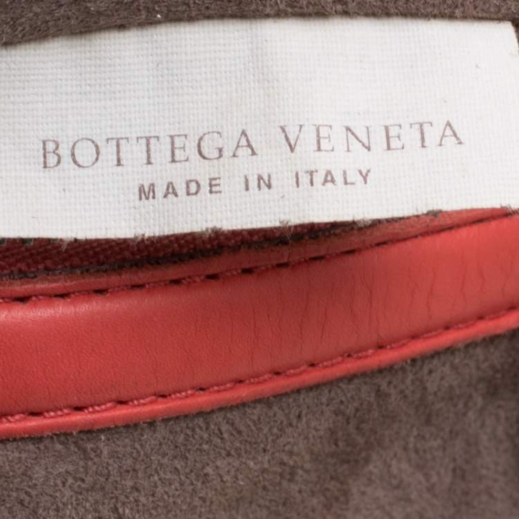 Pre Owned Bottega Veneta Magma Plume Leather Duffle Bag
