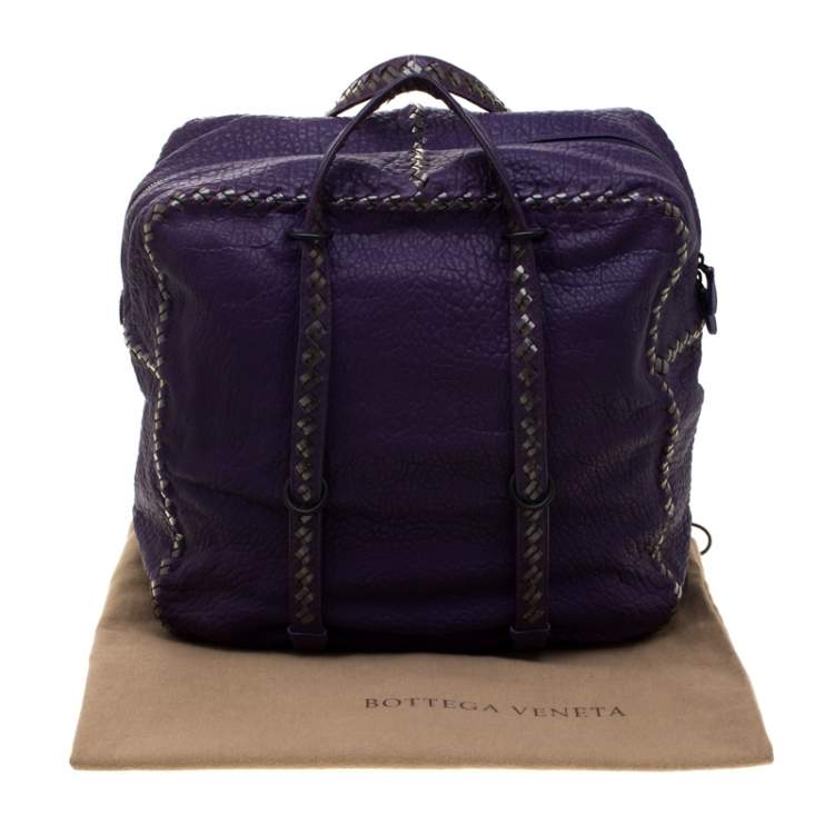 مملوكة مسبقًا Bottega Veneta Purple Leather Satchel