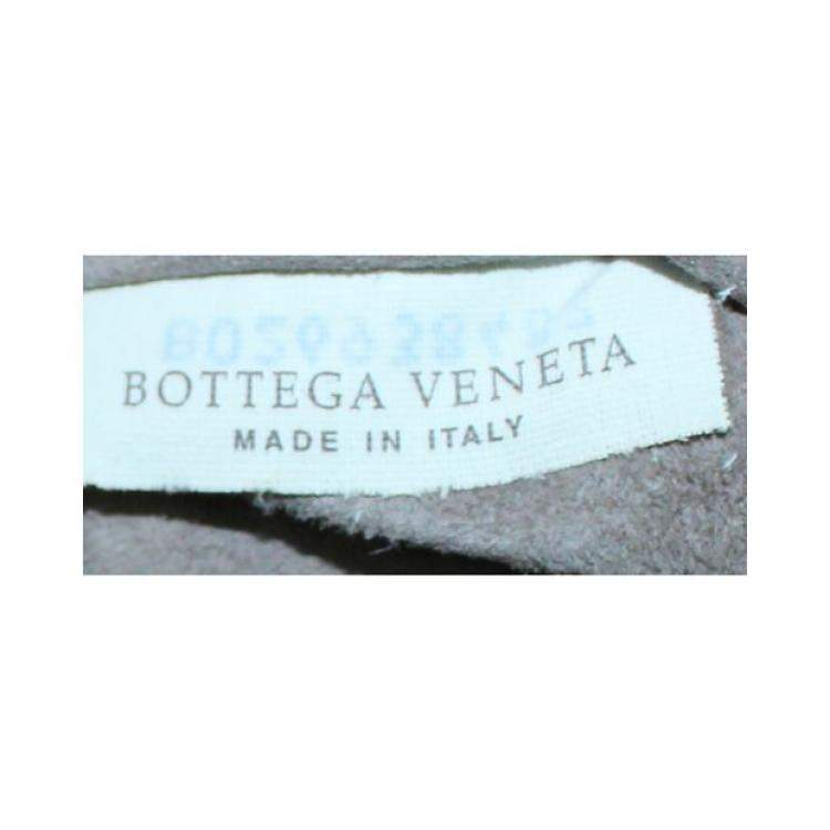 Pre Owned Bottega Veneta Pink Leather Intrecciato Hobo Bag