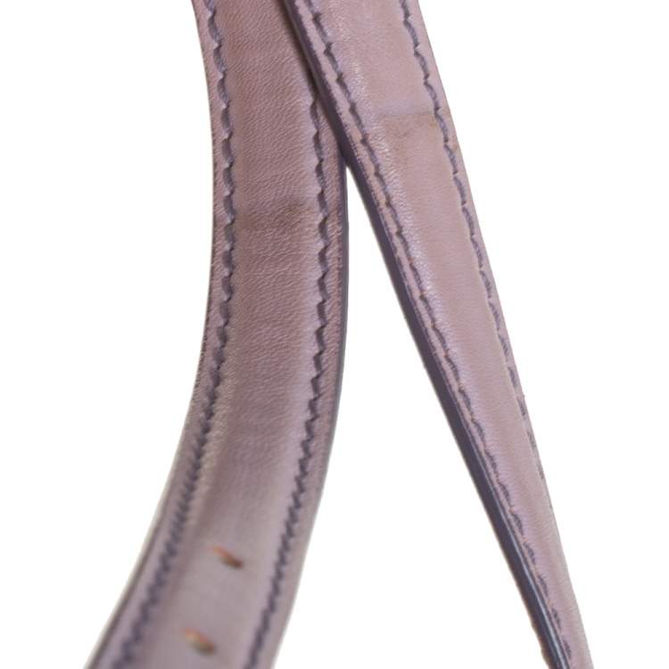 Pre Owned Bottega Veneta Lilac And Intrecciato Leather Monalisa Tote