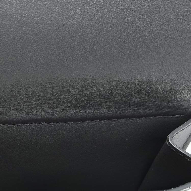 Pre Owned Bottega Veneta Grey Intrecciato Leather Trifold Wallet