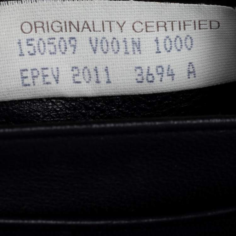 Pre Owned Bottega Veneta Black Intrecciato Leather Flap Continental Wallet