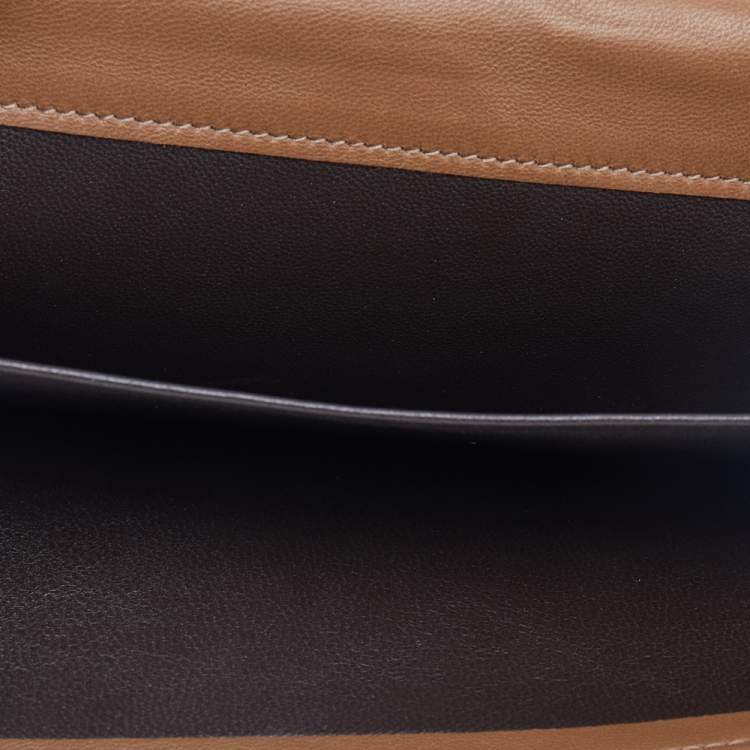 Pre Owned Bottega Veneta Brown Intrecciato Leather Wallet