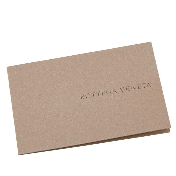 Pre Owned Bottega Veneta Beige Leather Oversized Clutch
