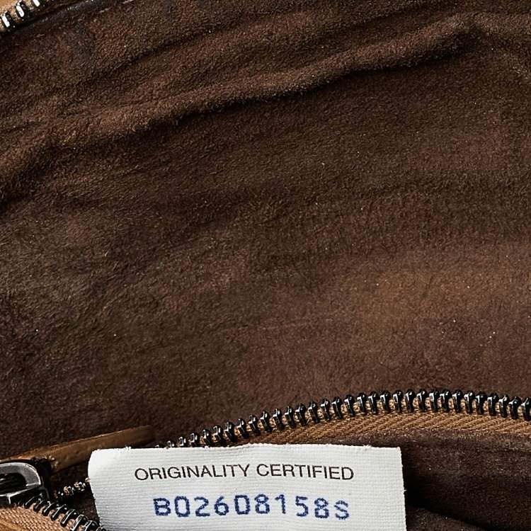 Pre Owned Bottega Veneta Light Brown Intrecciato Leather Shoulder Bag