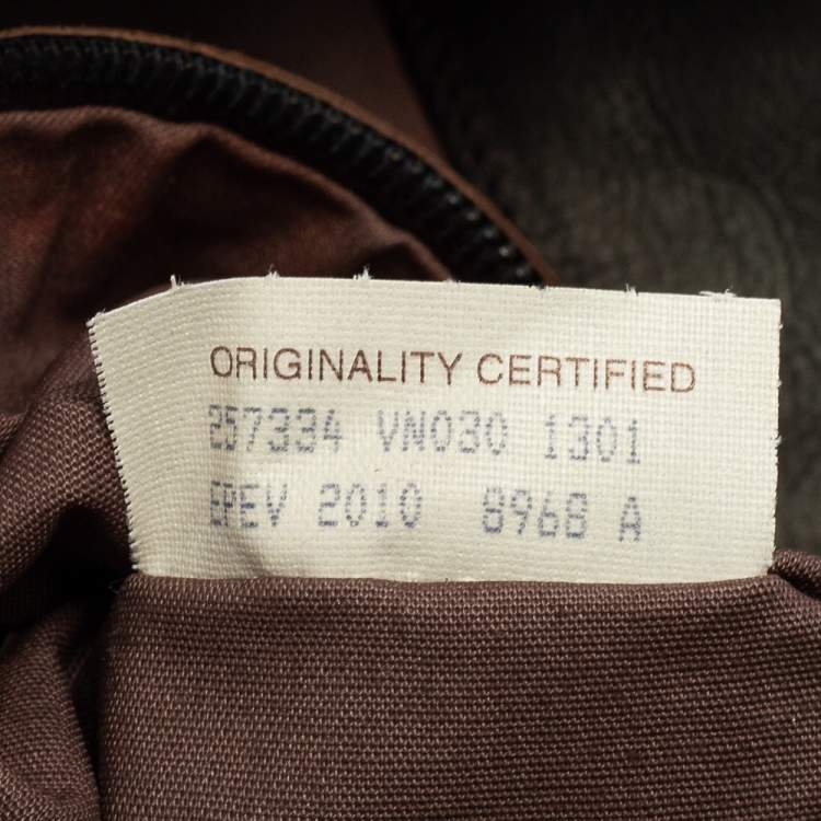 Pre Owned Bottega Veneta Dark Brown Intrecciato Trim Leather Expandable Tote