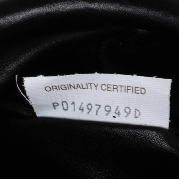 Pre Owned Bottega Veneta Black Leather The Belt Chain Pouch