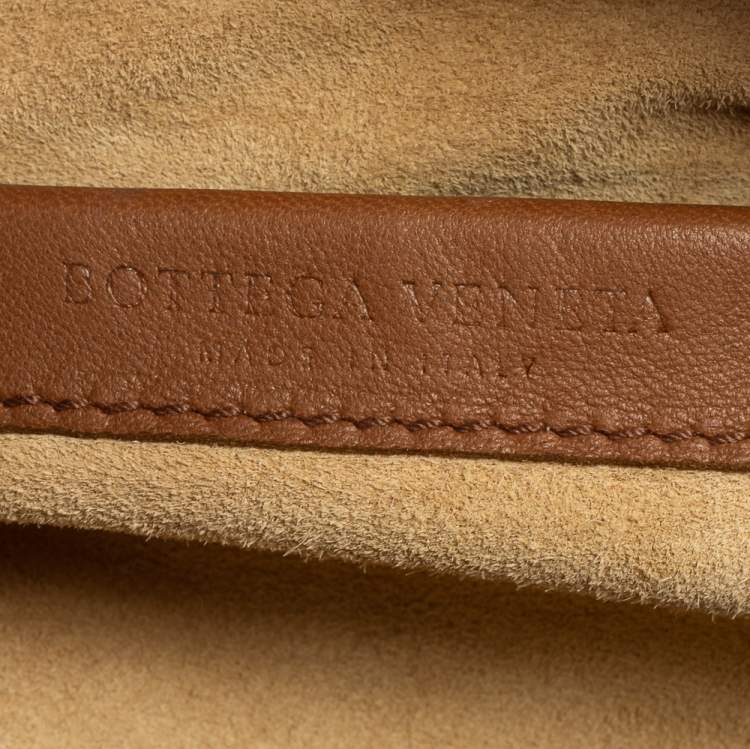 مملوكة مسبقًا Bottega Veneta Brown Intrecciato Leather Braided Handle Satchel