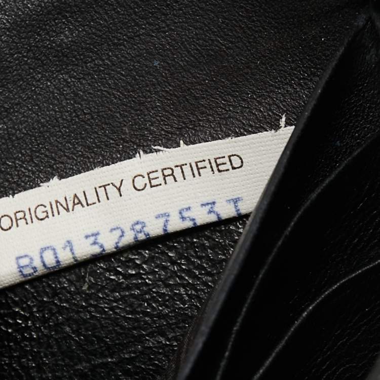 Pre Owned Bottega Veneta Black Intrecciato Leather Zip Around Wallet