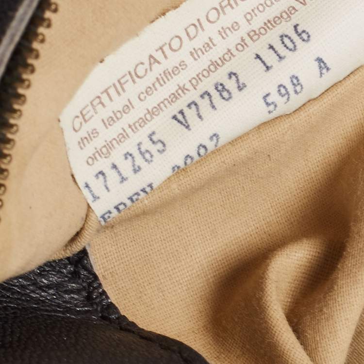 Pre Owned Bottega Veneta Grey Intrecciato Leather Medium Roma Tote