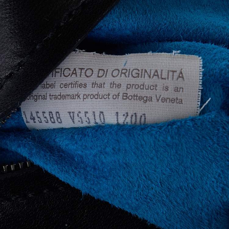 Pre Owned Bottega Veneta Black Intrecciato Leather Limited Edition 097/150 Floral Applique Sienna Bag