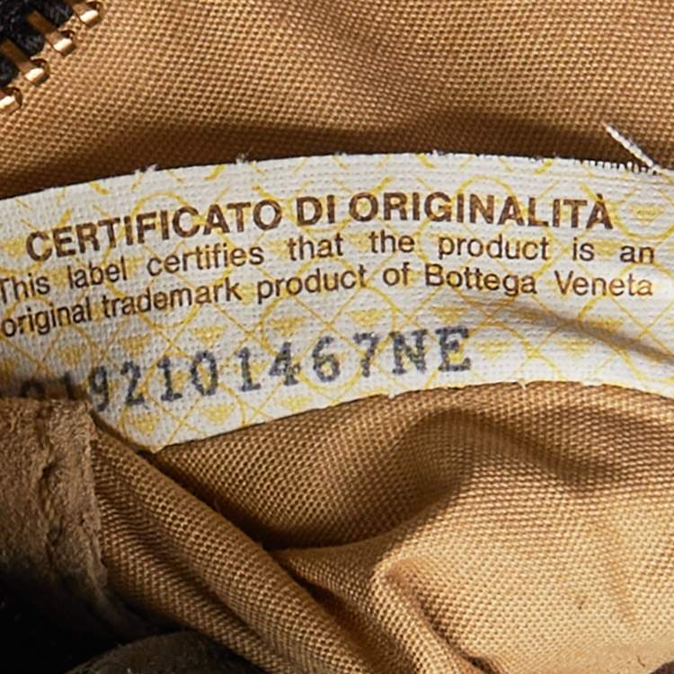 Pre Owned Bottega Veneta Intrecciato Leather Top Handle Bag