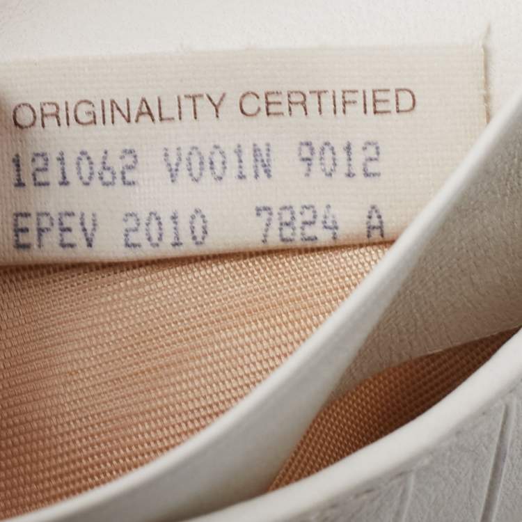 Pre Owned Bottega Veneta White Intrecciato Leather Continental Wallet