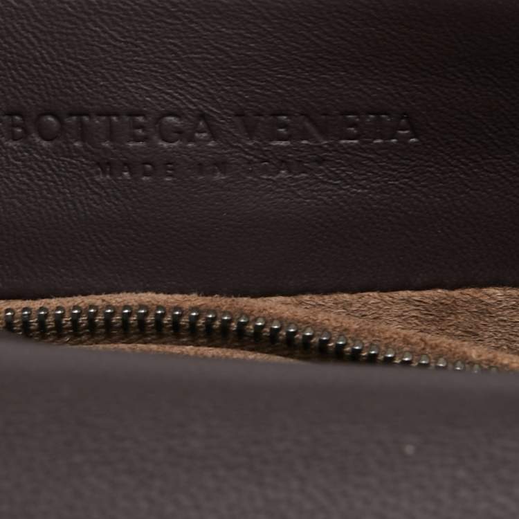 Pre Owned Bottega Veneta Mauve Intrecciato Leather Alumna Top Handle Bag
