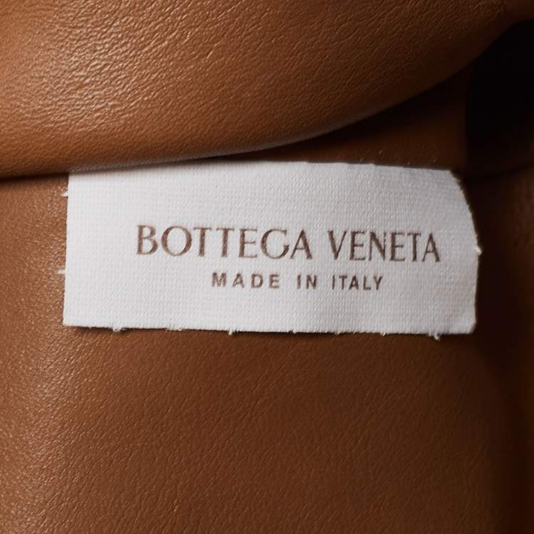 Pre Owned Bottega Veneta Brown Leather Mini The Pouch Clutch Bag