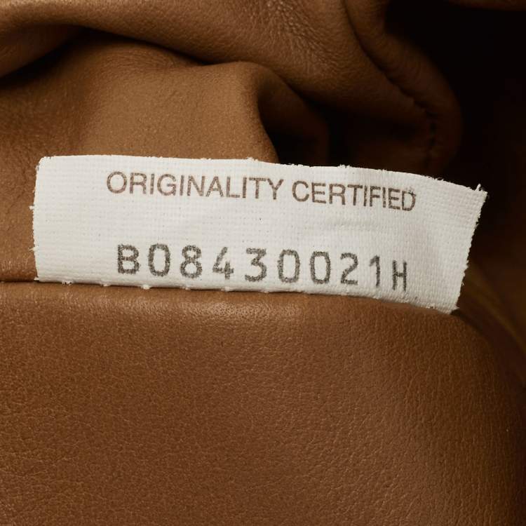 Pre Owned Bottega Veneta Brown Leather Mini Pouch