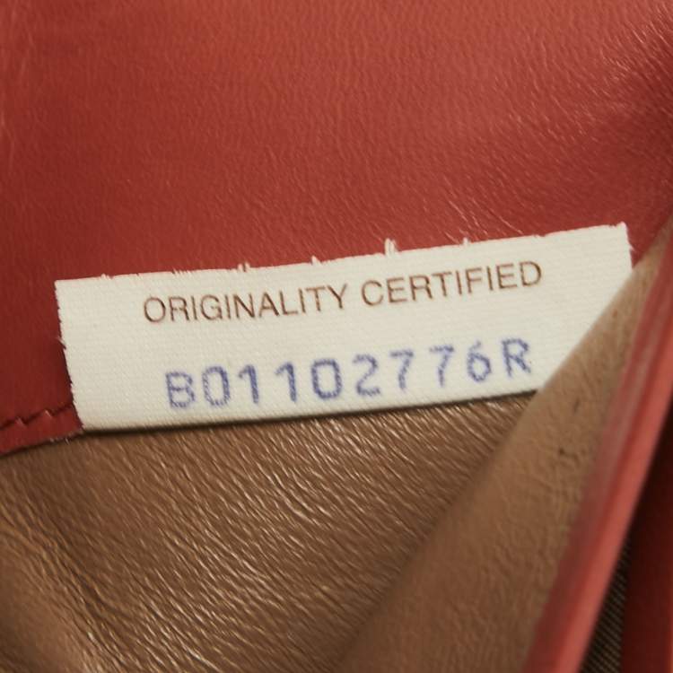 Pre Owned Bottega Veneta Brown Intrecciato Leather Flap Continental Wallet