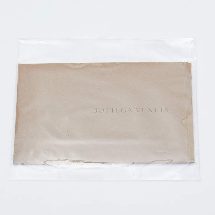 Pre Owned Bottega Veneta Blue Intrecciato Leather Flap Continental Wallet