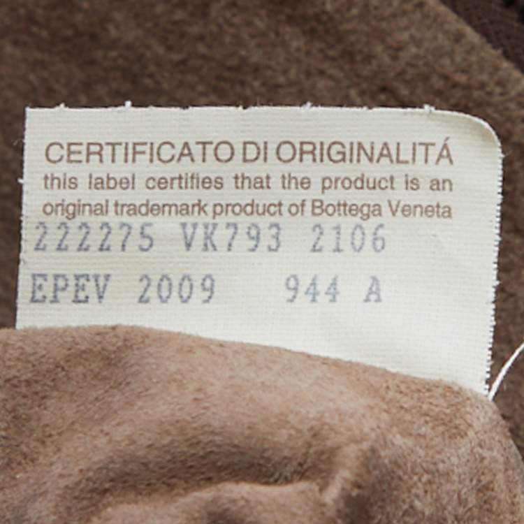 Pre Owned Bottega Veneta Brown Intrecciato Leather Tote