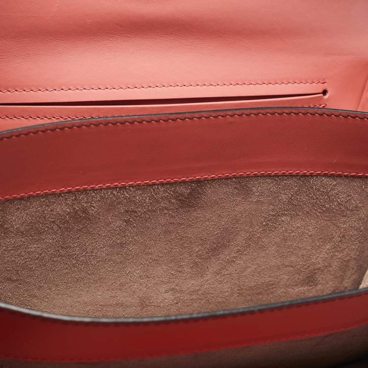 Pre Owned Bottega Veneta Old Rose Intrecciato Leather City Knot Shoulder Bag