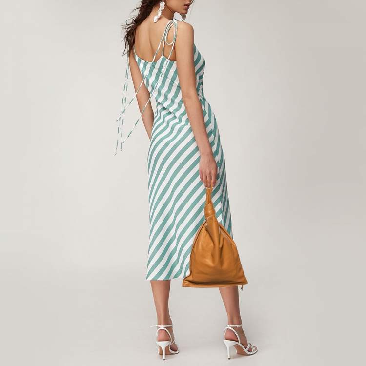 Pre Owned Bottega Veneta Tan Leather BV Knotted Twist Clutch