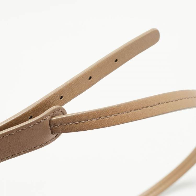 مملوكة مسبقًا Bottega Veneta Beige Intrecciato Leather Nodini Shoulder Bag