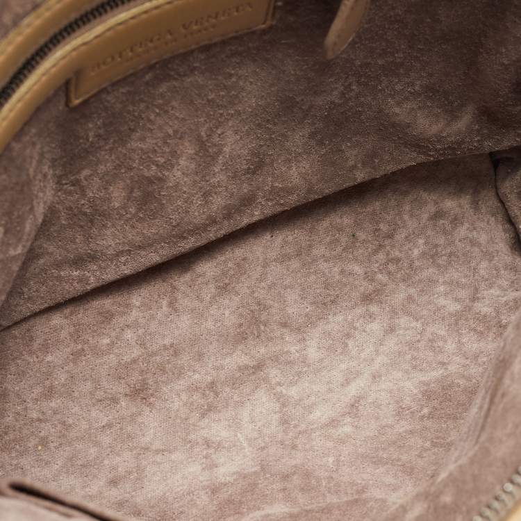 مملوكة مسبقًا Bottega Veneta Beige Intrecciato Leather Nodini Shoulder Bag
