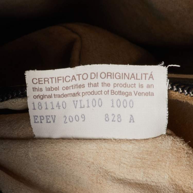 Pre Owned Bottega Veneta Black Intrecciato Twist Leather Maxi Veneta Hobo
