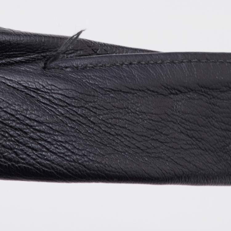 Pre Owned Bottega Veneta Black Intrecciato Twist Leather Maxi Veneta Hobo