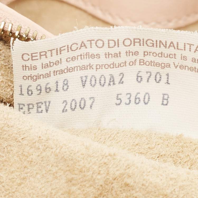 Pre Owned Bottega Veneta Nude Intrecciato Nappa Leather Flap Clutch
