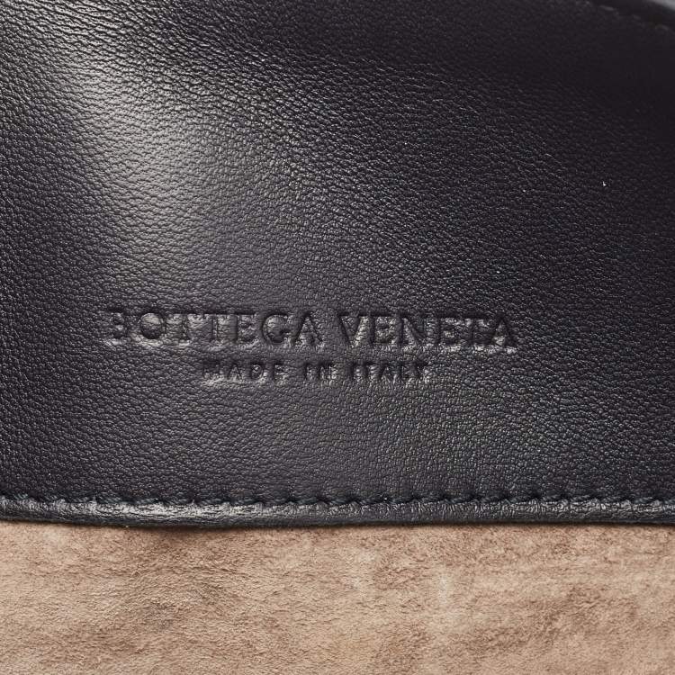 Pre Owned Bottega Veneta Black Intrecciato Leather Medium Olimpia Shoulder Bag