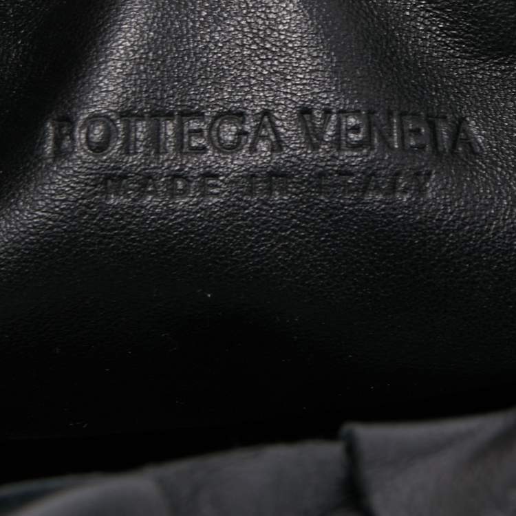 Pre Owned Bottega Veneta Black Intrecciato Leather Mini Jodie Hobo