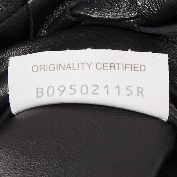 Pre Owned Bottega Veneta Black Intrecciato Leather Mini Jodie Hobo