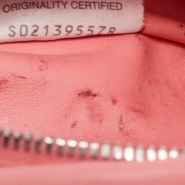 Pre Owned Bottega Veneta Pink Leather Mini Double Knot Hobo