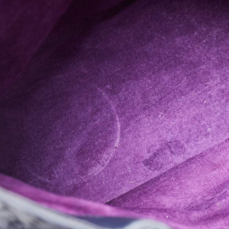 Pre Owned Bottega Veneta Navy Blue Intrecciato Leather Medium Roma Tote