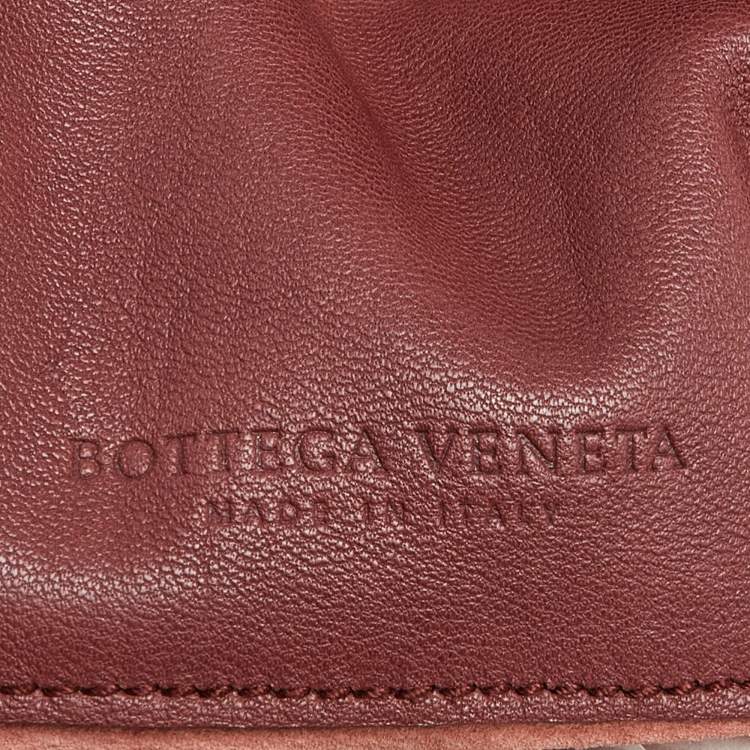 Pre Owned Bottega Veneta Brown Intrecciato Leather New Ball Hobo
