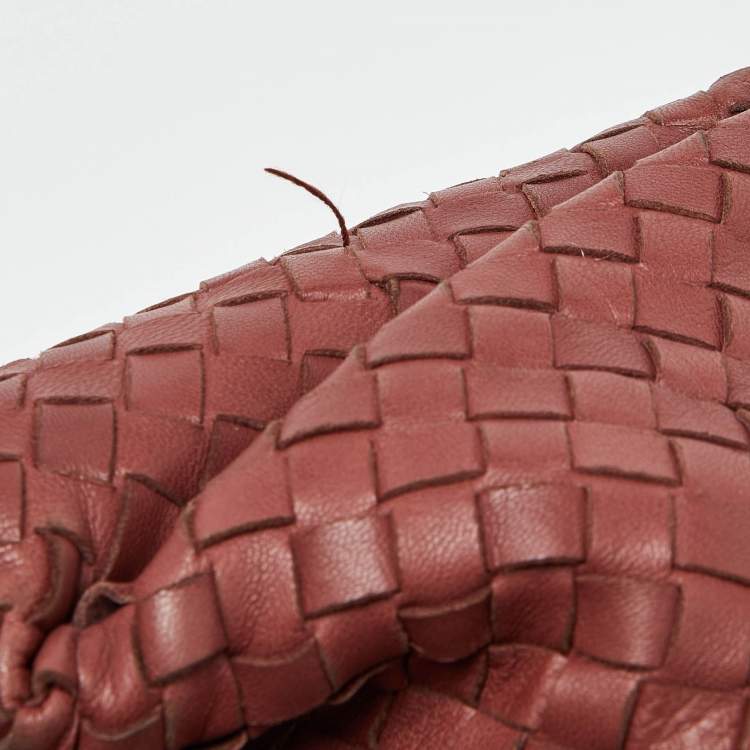 Pre Owned Bottega Veneta Brown Intrecciato Leather New Ball Hobo