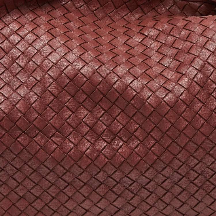 Pre Owned Bottega Veneta Brown Intrecciato Leather New Ball Hobo
