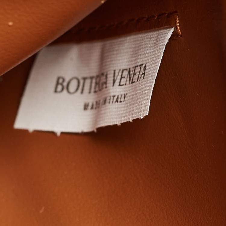 Pre Owned Bottega Veneta Brown Intrecciato Leather Cassette Shoulder Bag