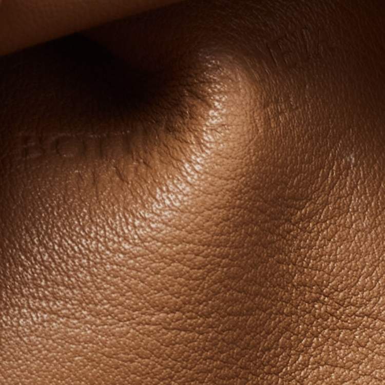 Pre Owned Bottega Veneta Brown Leather Mini The Pouch Bag