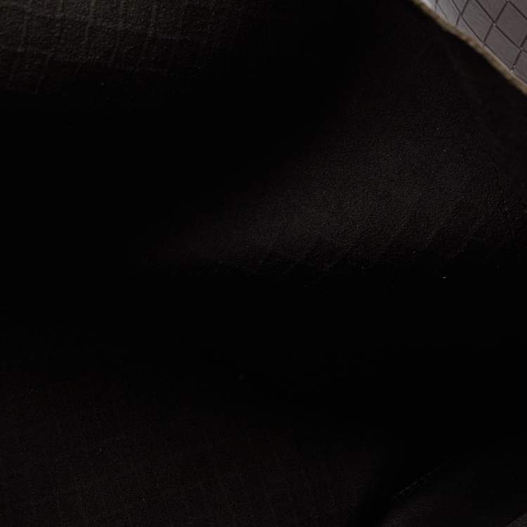 Pre Owned Bottega Veneta Brown Intrecciato Leather Shopper Tote
