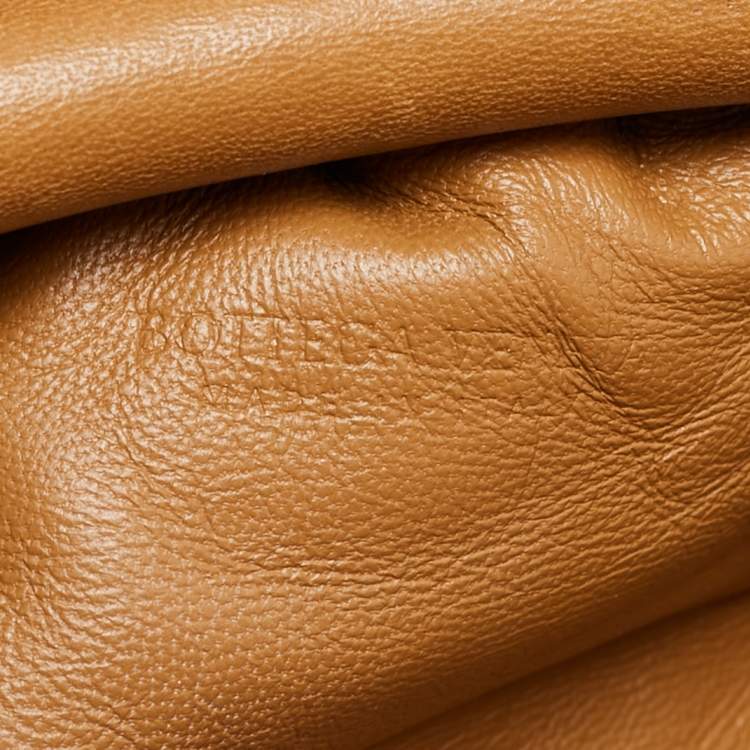 Pre Owned Bottega Veneta Brown Intrecciato Leather Mini The Pouch Bag